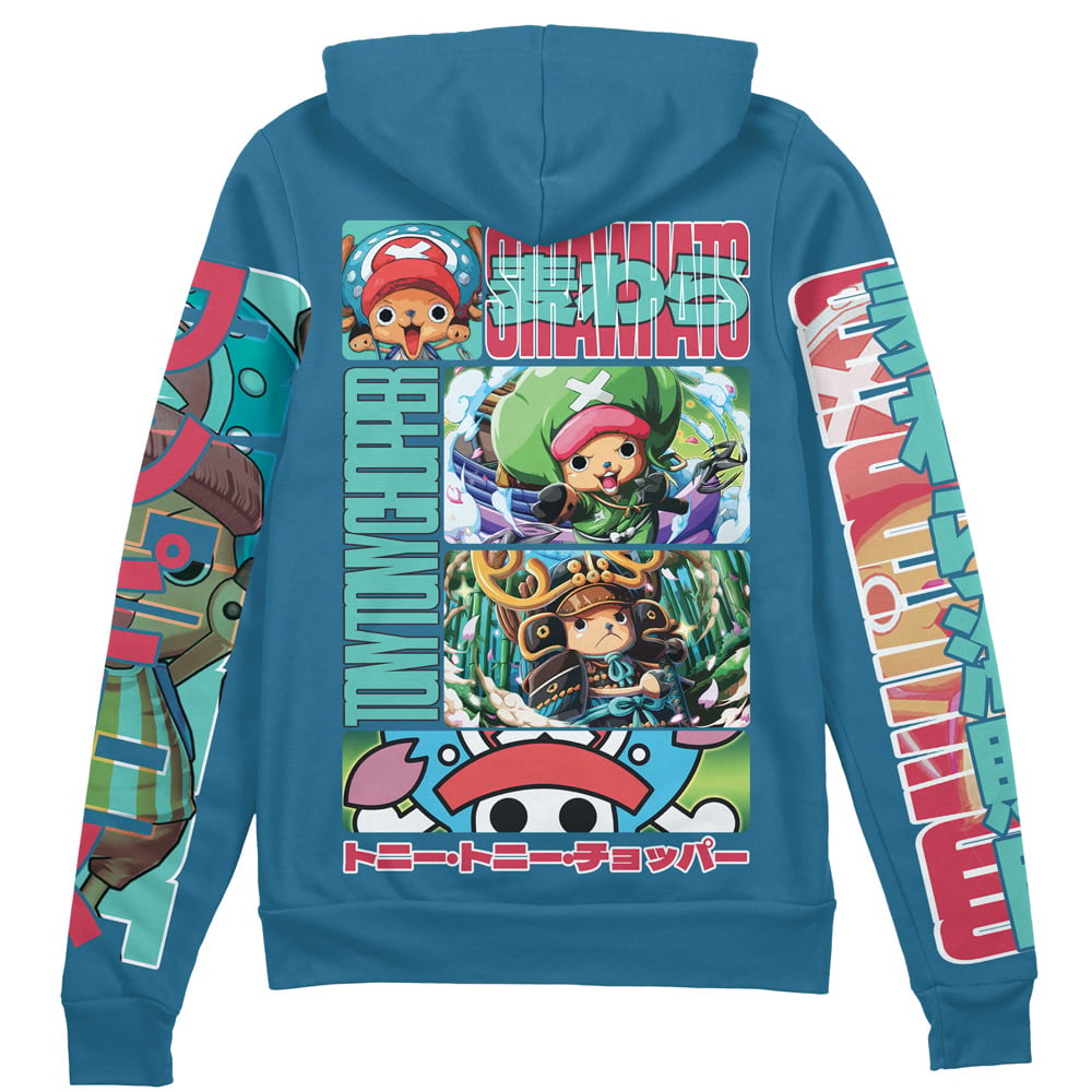 Morukai "Tony Tony Chopper One Piece Streetwear Zip Hoodie Jacket