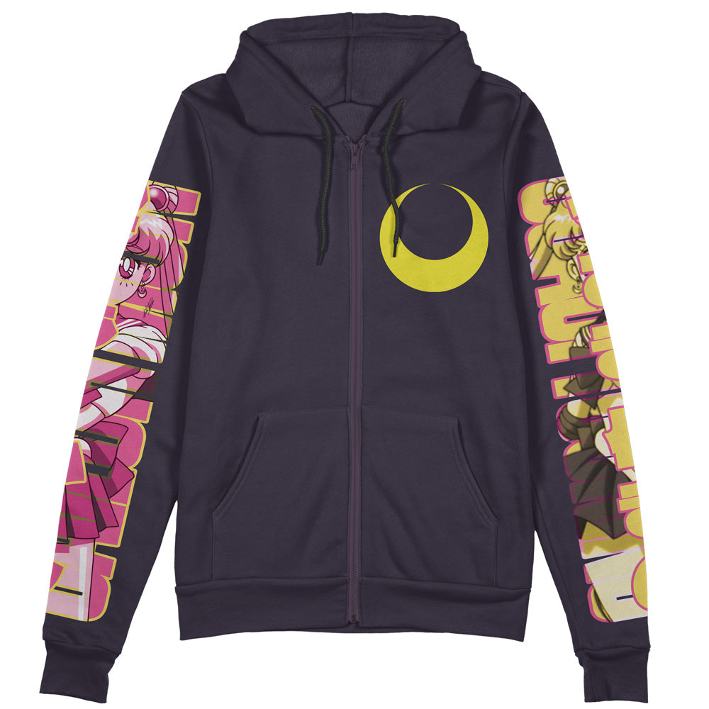 Morukai "Usagi Tsukino Sailor Moon Streetwear Zip Hoodie Jacket