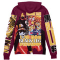 Morukai "Vinsmoke Sanji V2 One Piece Streetwear Zip Hoodie Jacket