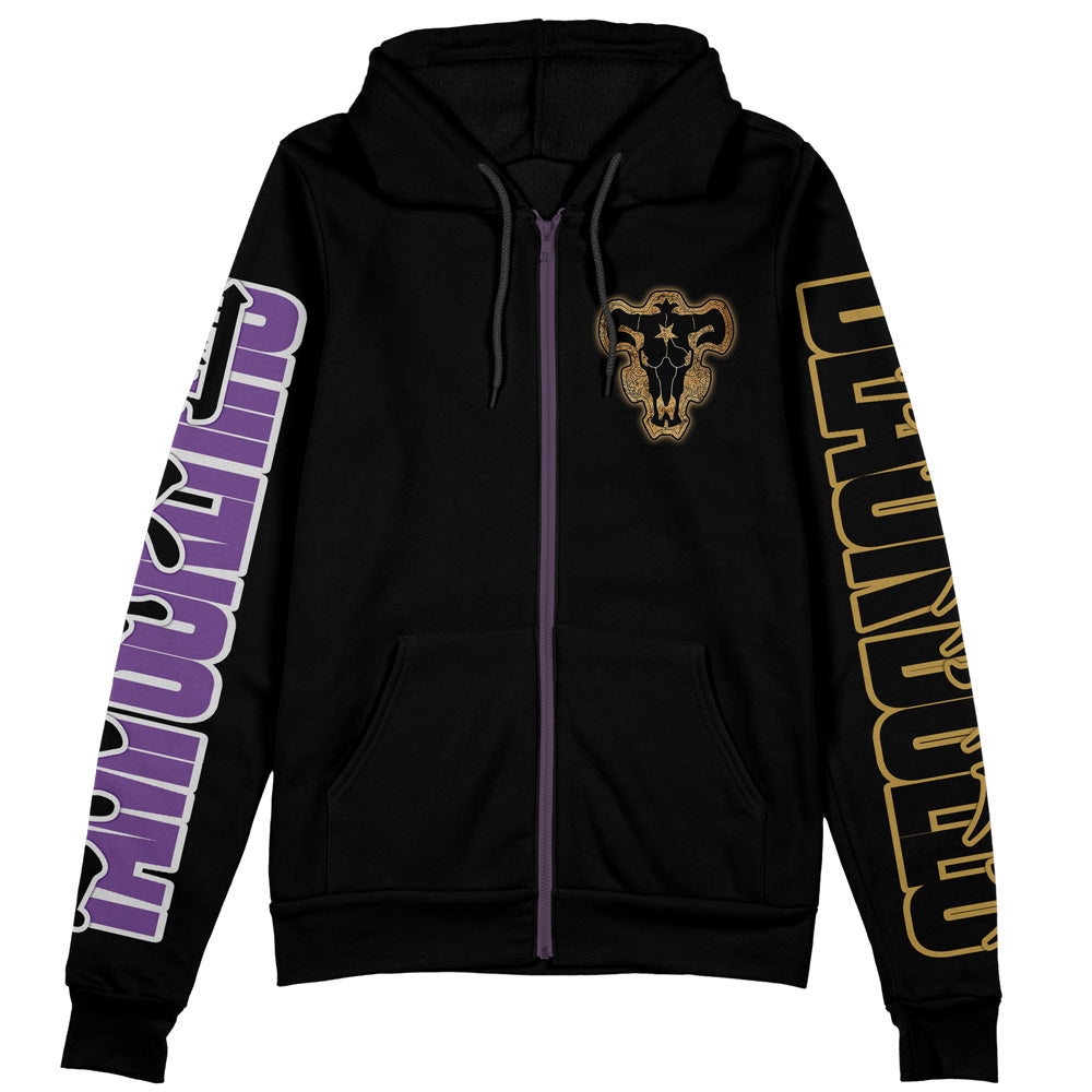 Morukai "Yami Sukehiro Black Clover Streetwear Zip Hoodie Jacket