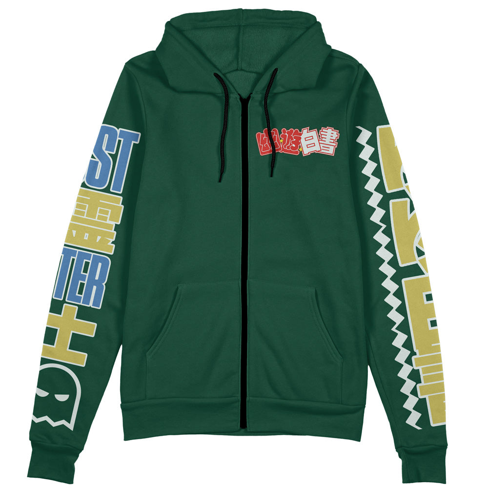 Morukai "Yusuke Urameshi V3 Yuyu Hakusho Streetwear Zip Hoodie Jacket