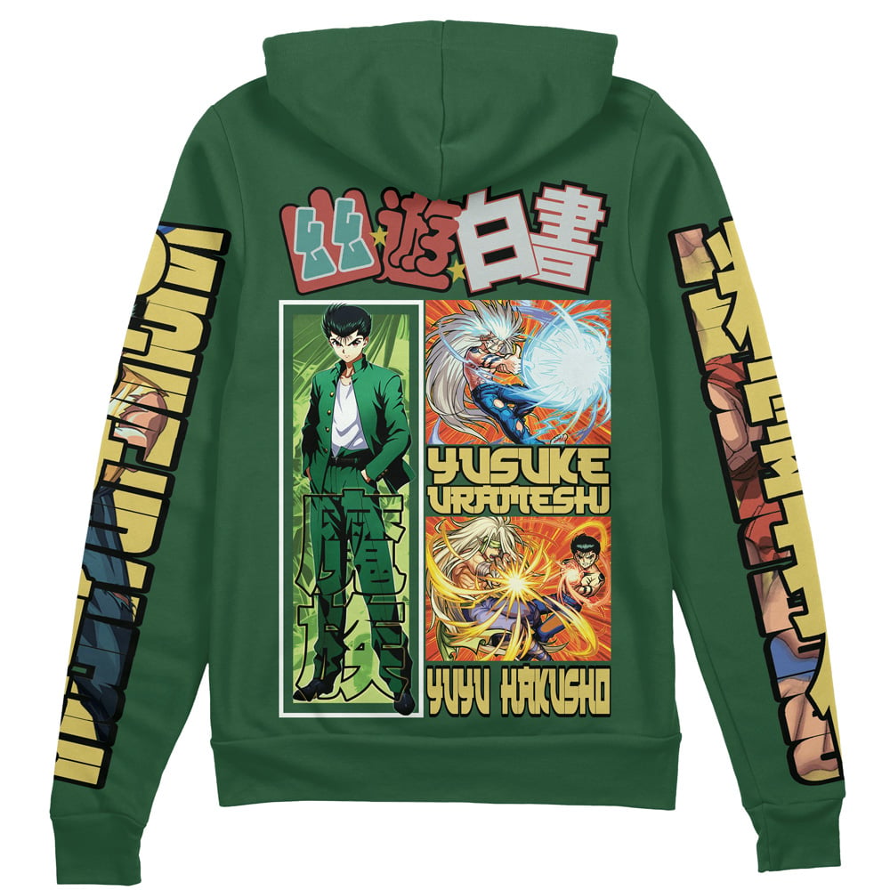 Morukai "Yusuke Urameshi Yuyu Hakusho Streetwear Zip Hoodie Jacket
