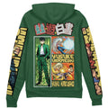 Morukai "Yusuke Urameshi Yuyu Hakusho Streetwear Zip Hoodie Jacket