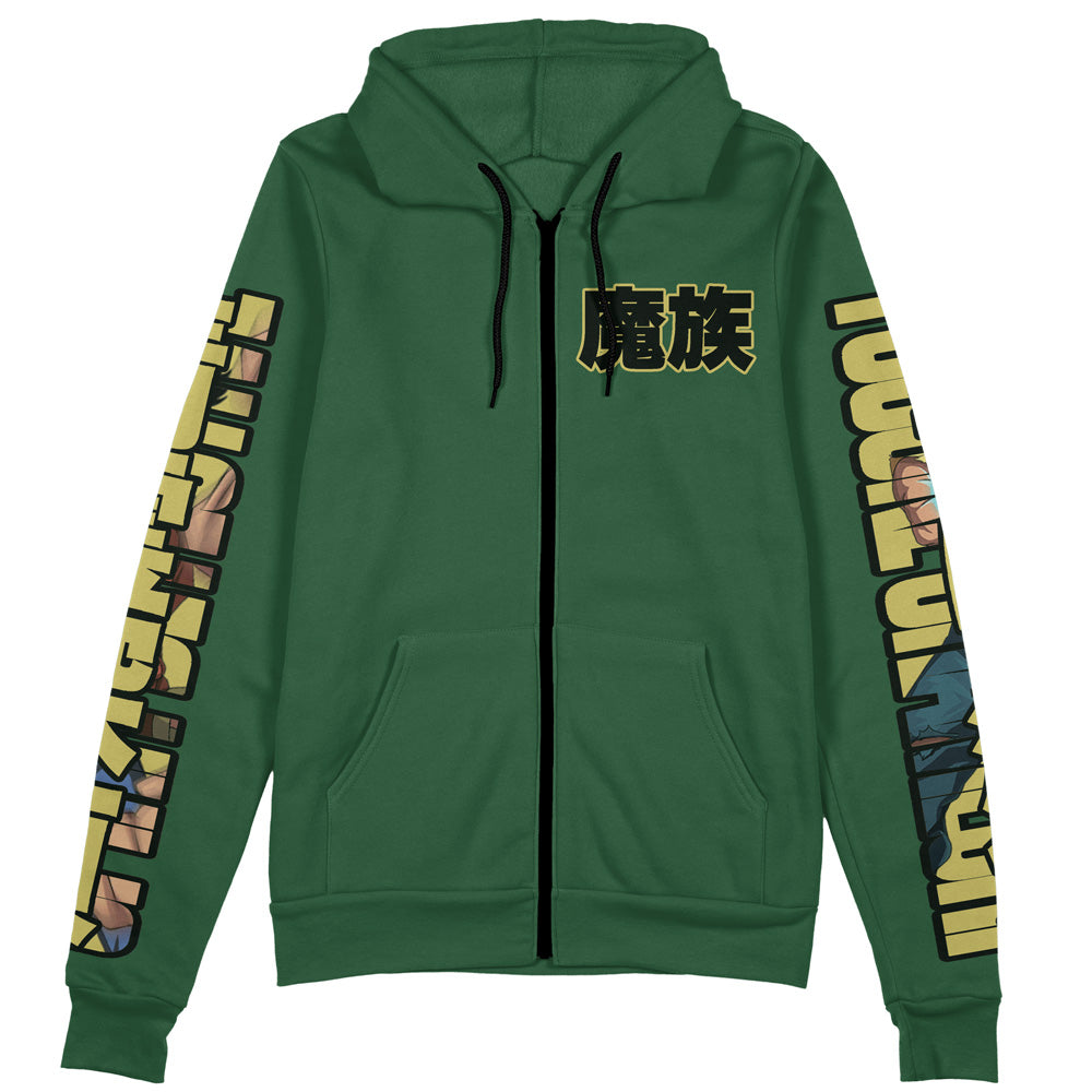 Morukai "Yusuke Urameshi Yuyu Hakusho Streetwear Zip Hoodie Jacket