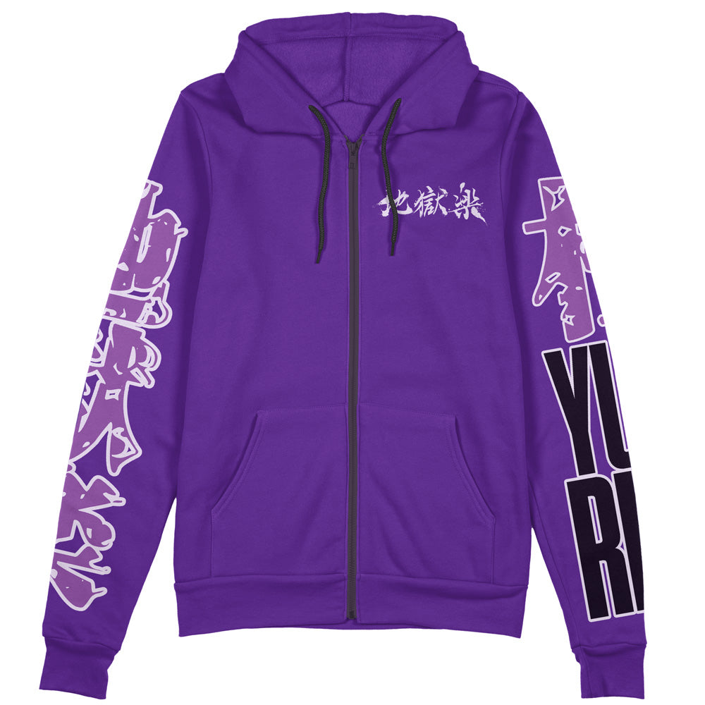 Morukai "Yuzuriha Hell Paradise Streetwear Zip Hoodie Jacket