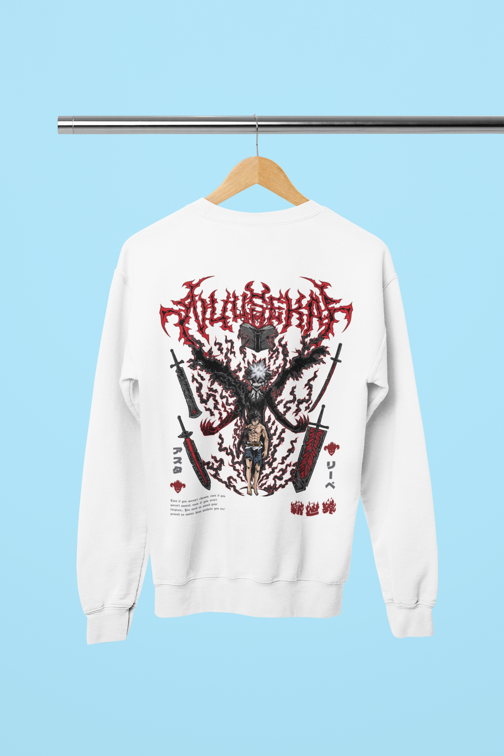 Morukai "Asta & Liebe" Black Clover Unisex Sweatshirt