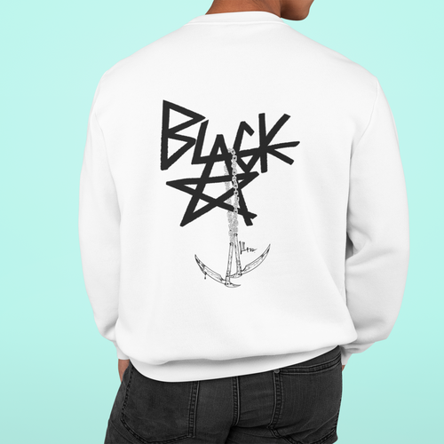 Morukai "Black☆Star Chain Scythe" Soul Eater Unisex Sweatshirt
