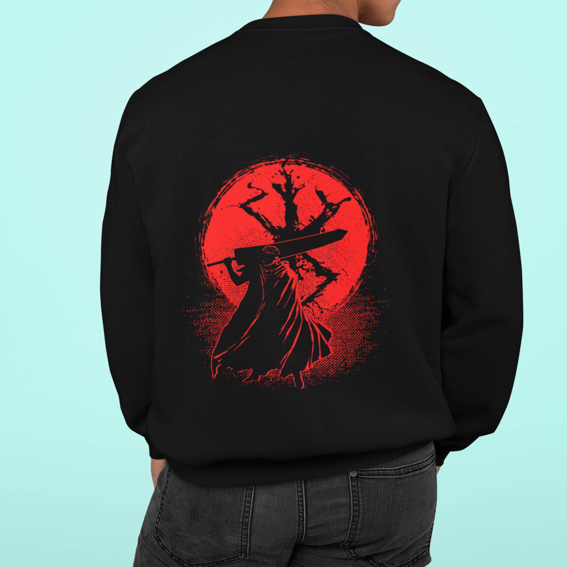 Morukai "Blood Moon of Sacrifice Guts" Berserk Unisex Sweatshirt