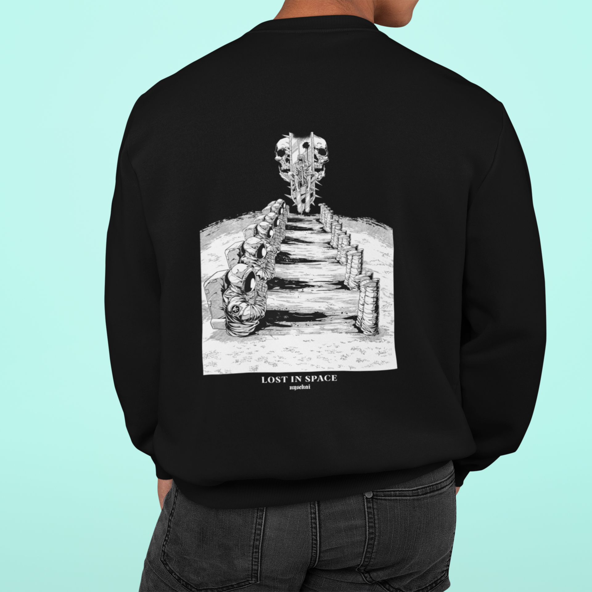 Morukai "Denji x Lost In Space" Chainsaw Man Unisex Sweatshirt