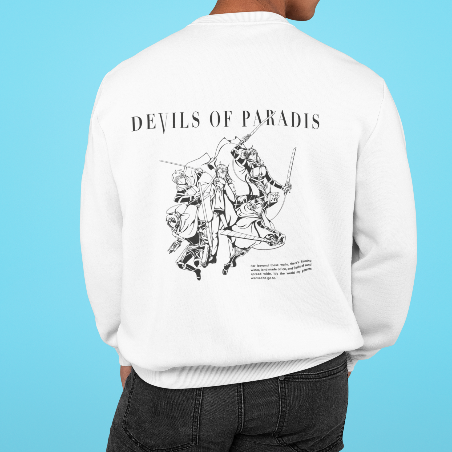 Morukai "Devil of Paradis" Attack on Titan Unisex Sweatshirt