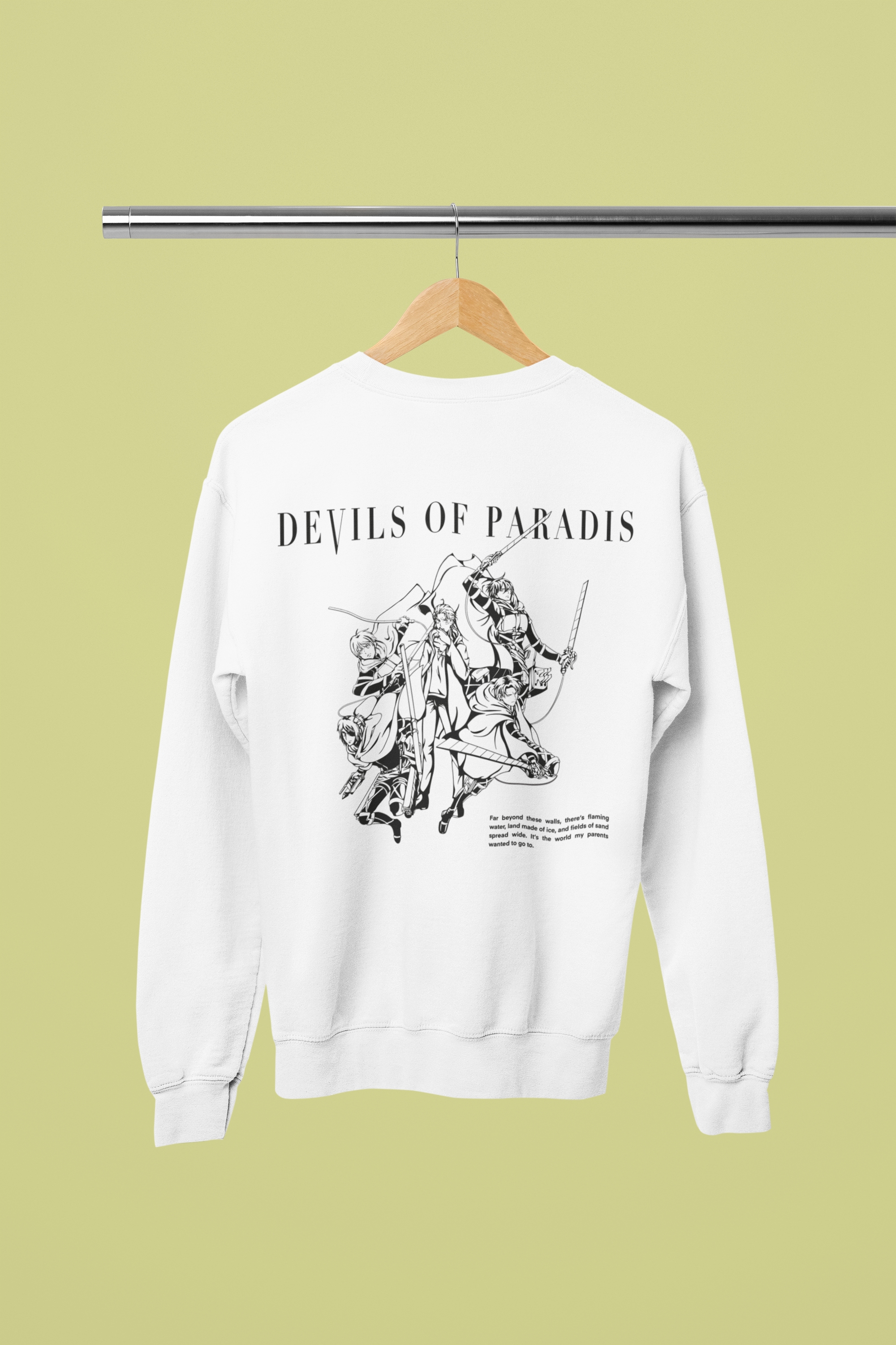 Morukai "Devil of Paradis" Attack on Titan Unisex Sweatshirt
