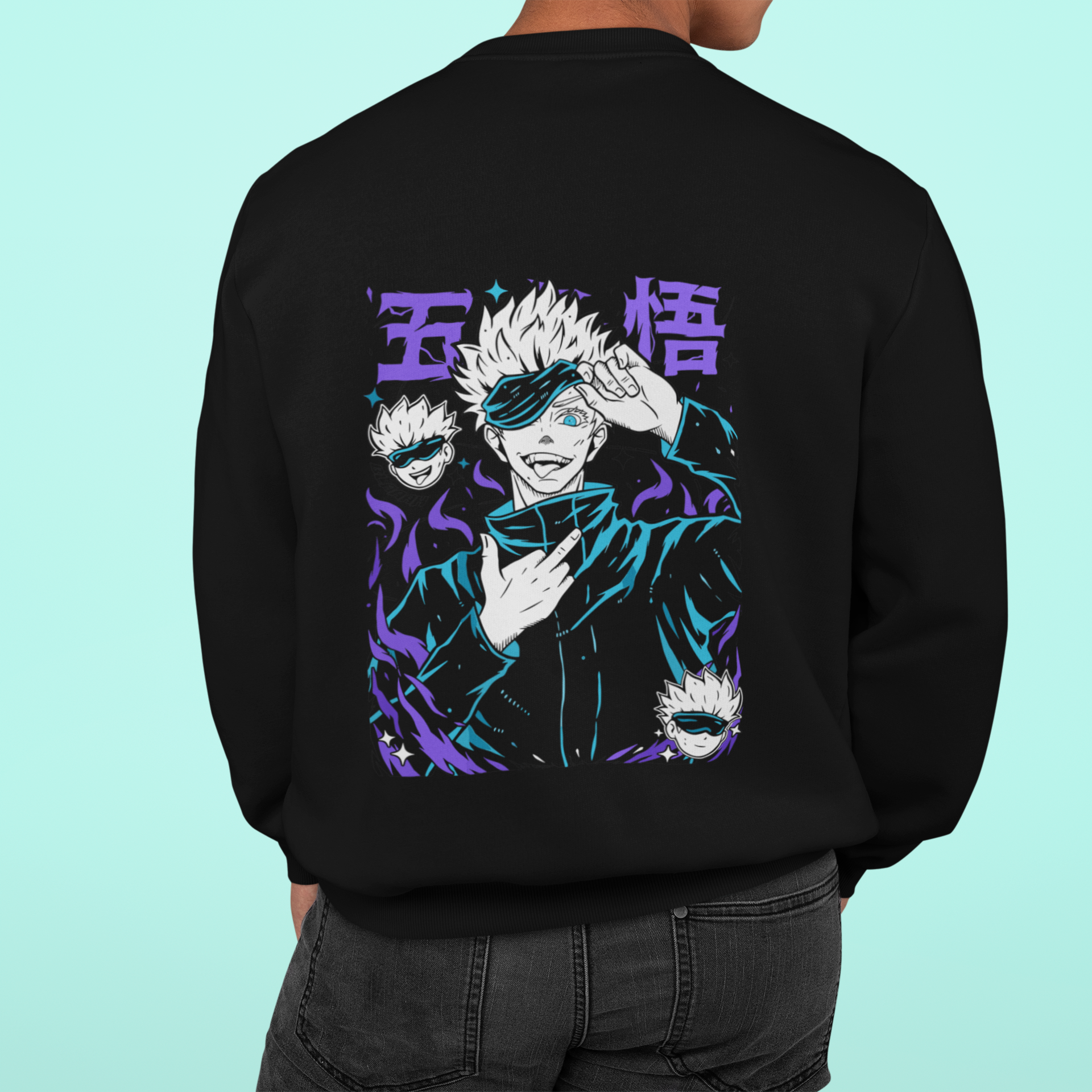 Morukai "Gojo x Six Eyes" Jujutsu Kaisen Unisex Sweatshirt