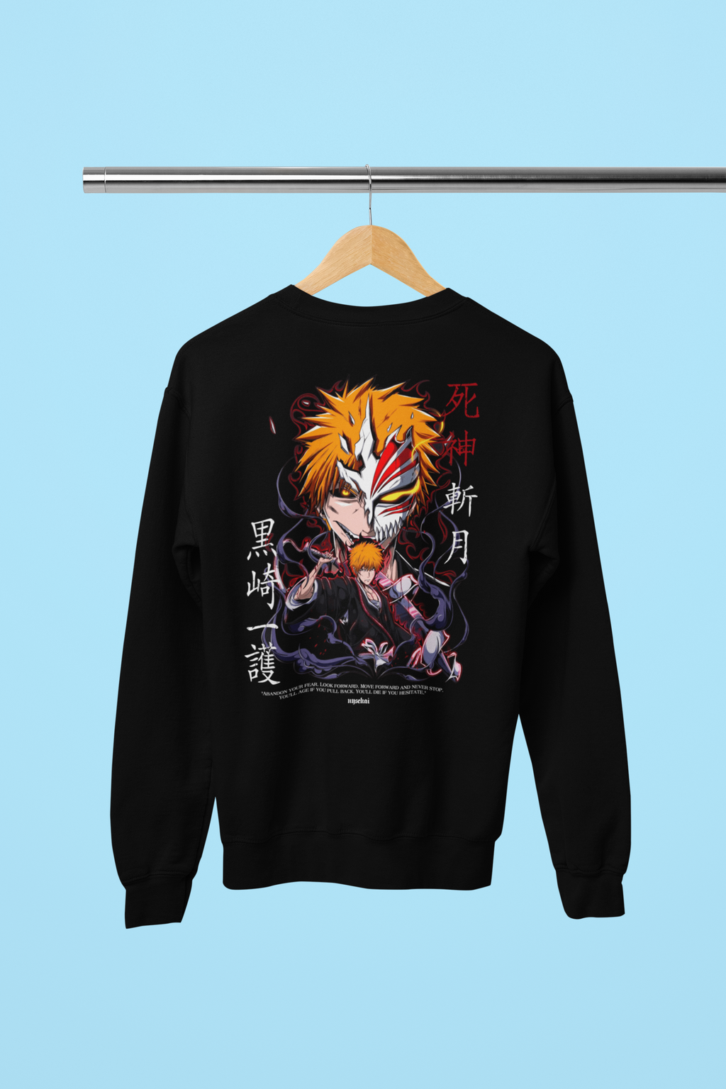 Morukai "Ichigo Kurosaki Hollow Mask" Bleach Unisex Sweatshirt