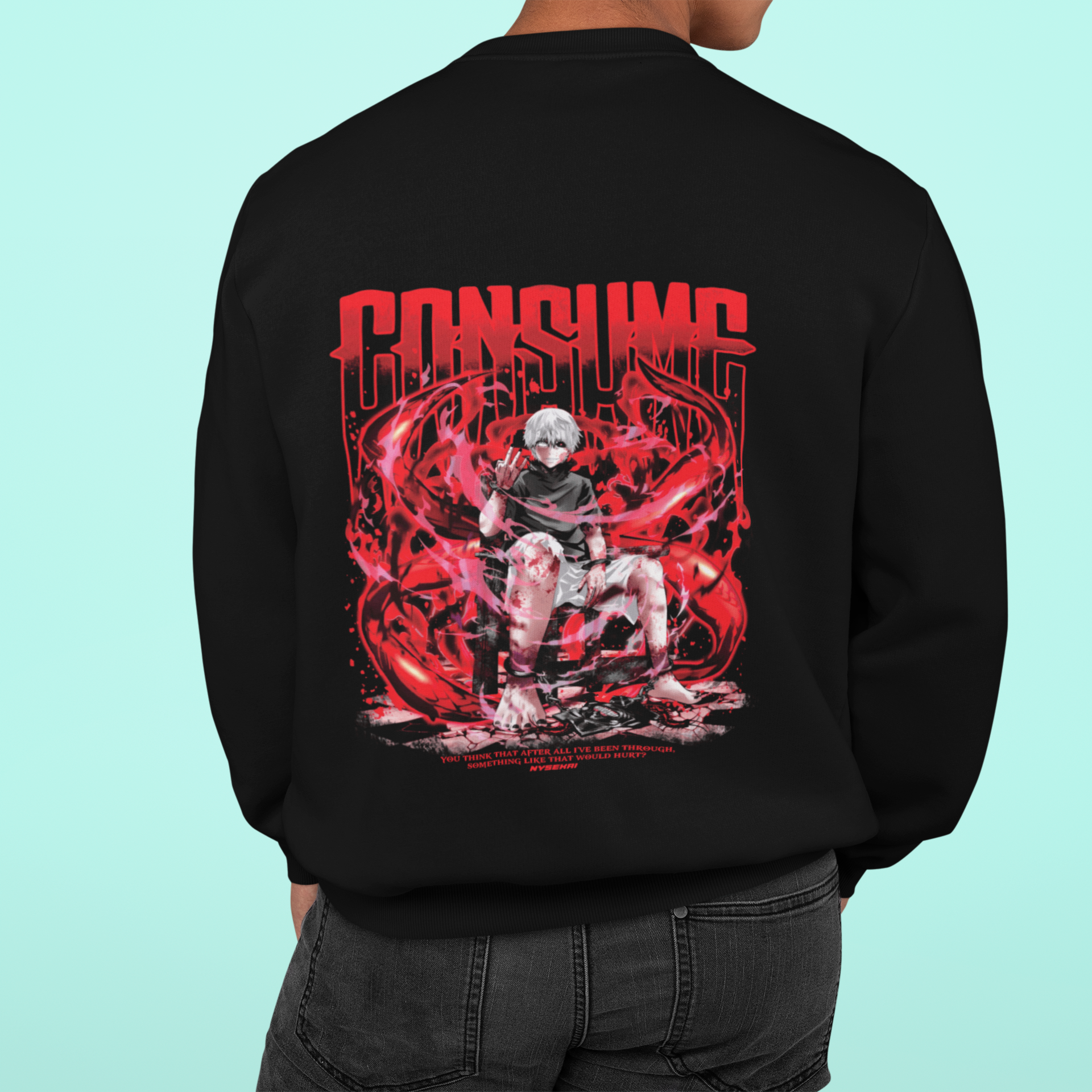 Morukai "Ken Kaneki x Consume" Tokyo Ghoul Unisex Sweatshirt