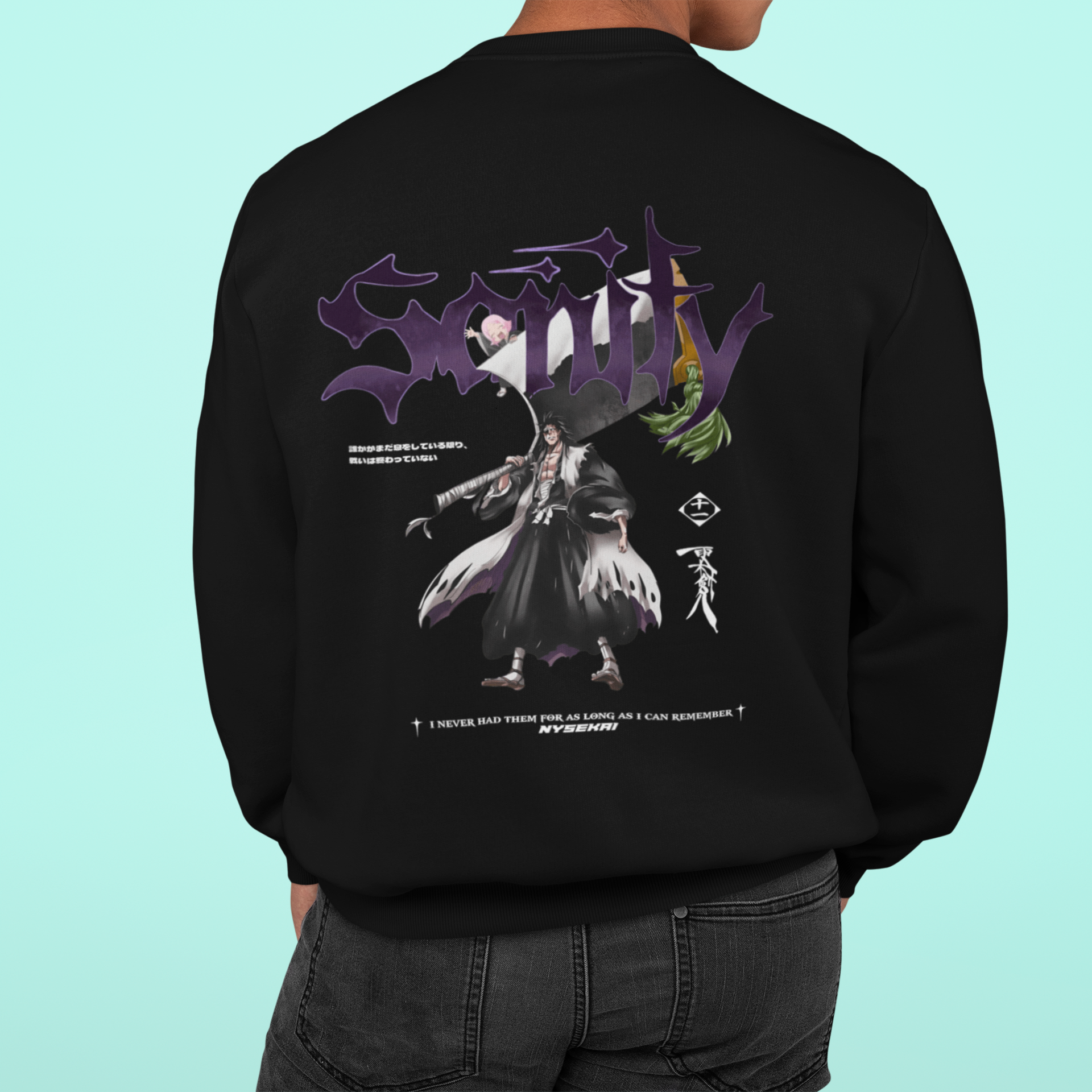 Morukai "Kenpachi Zaraki x Sanity" Bleach Unisex Sweatshirt