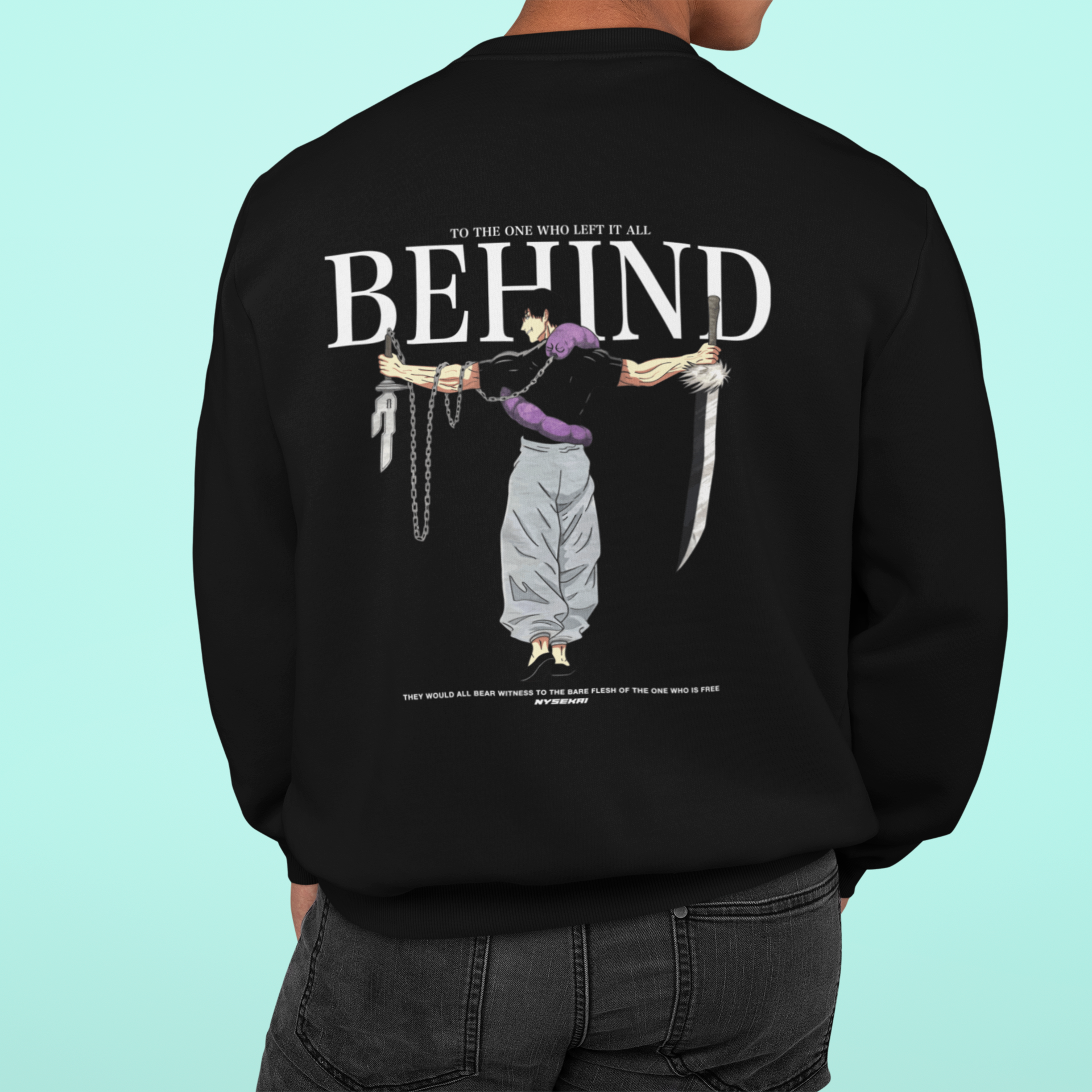 Morukai "Toji Fushiguro To the One Who Left It All Behind" Jujutsu Kaisen Unisex Sweatshirt