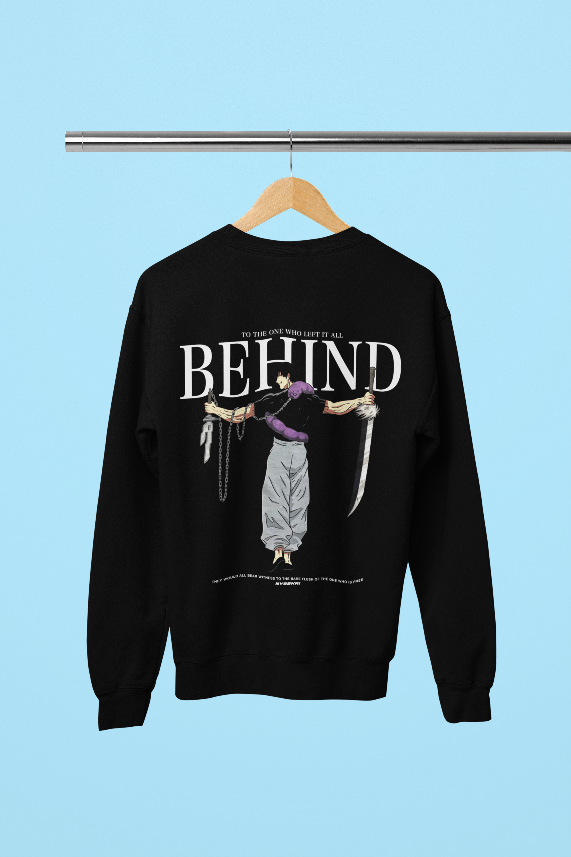 Morukai "Toji Fushiguro To the One Who Left It All Behind" Jujutsu Kaisen Unisex Sweatshirt