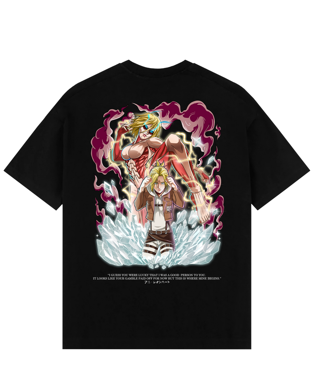 Morukai "Annie Leonhart Female Titan Power" Attack on Titan Unisex T-Shirt