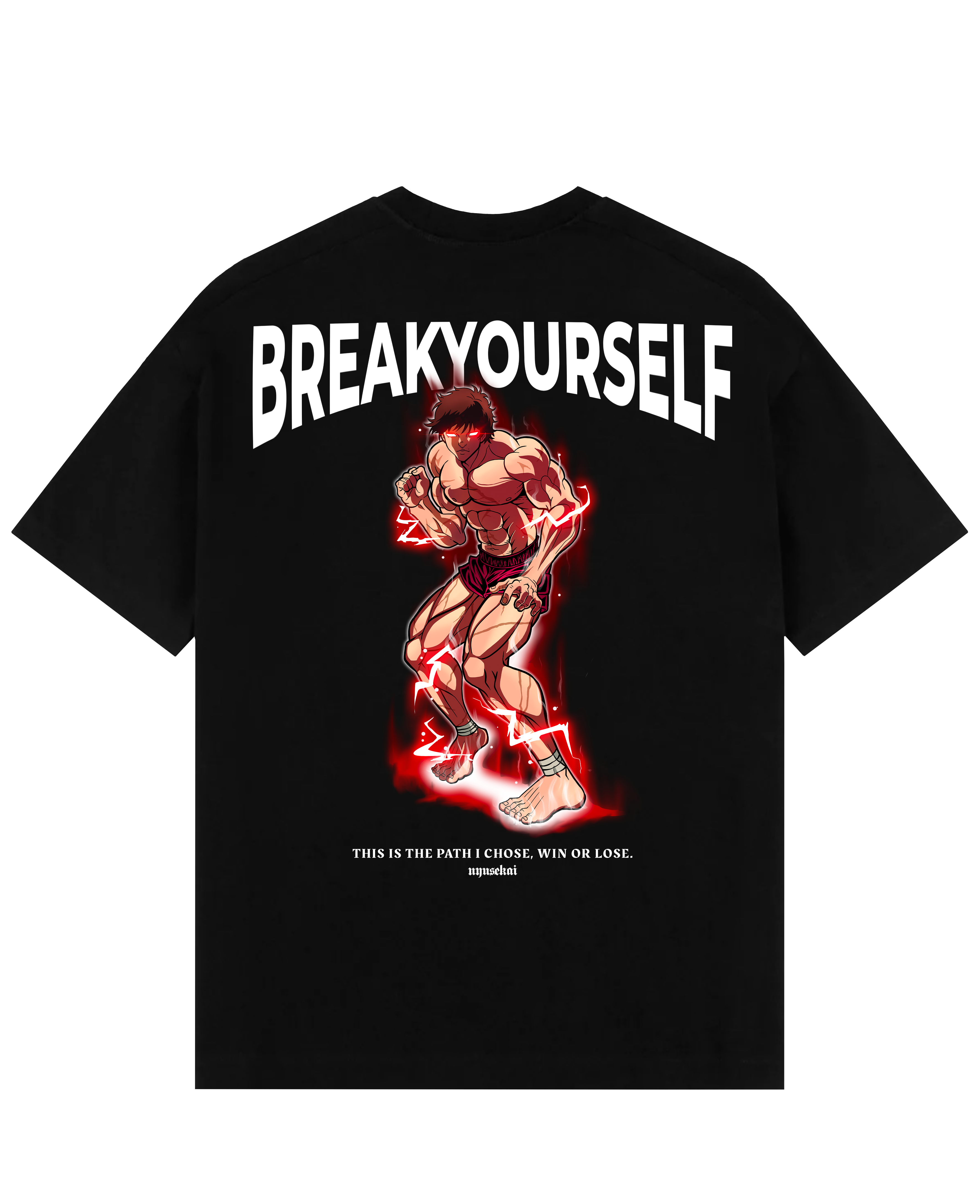 Morukai "Baki Hanma Break Yourself" Baki Unisex T-Shirt
