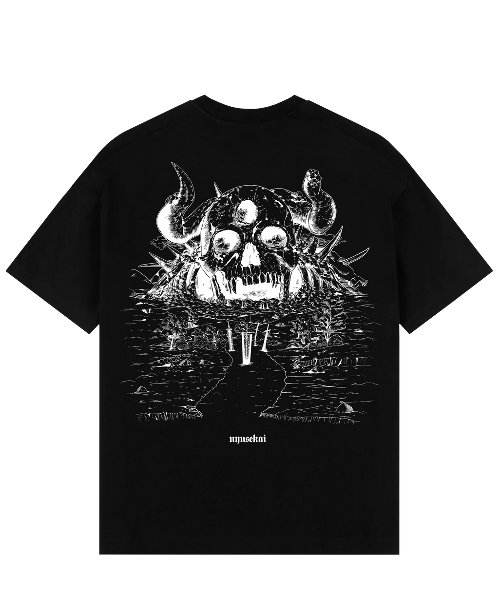 Morukai "Demon Skull - Black Clover Oversized T-Shirt