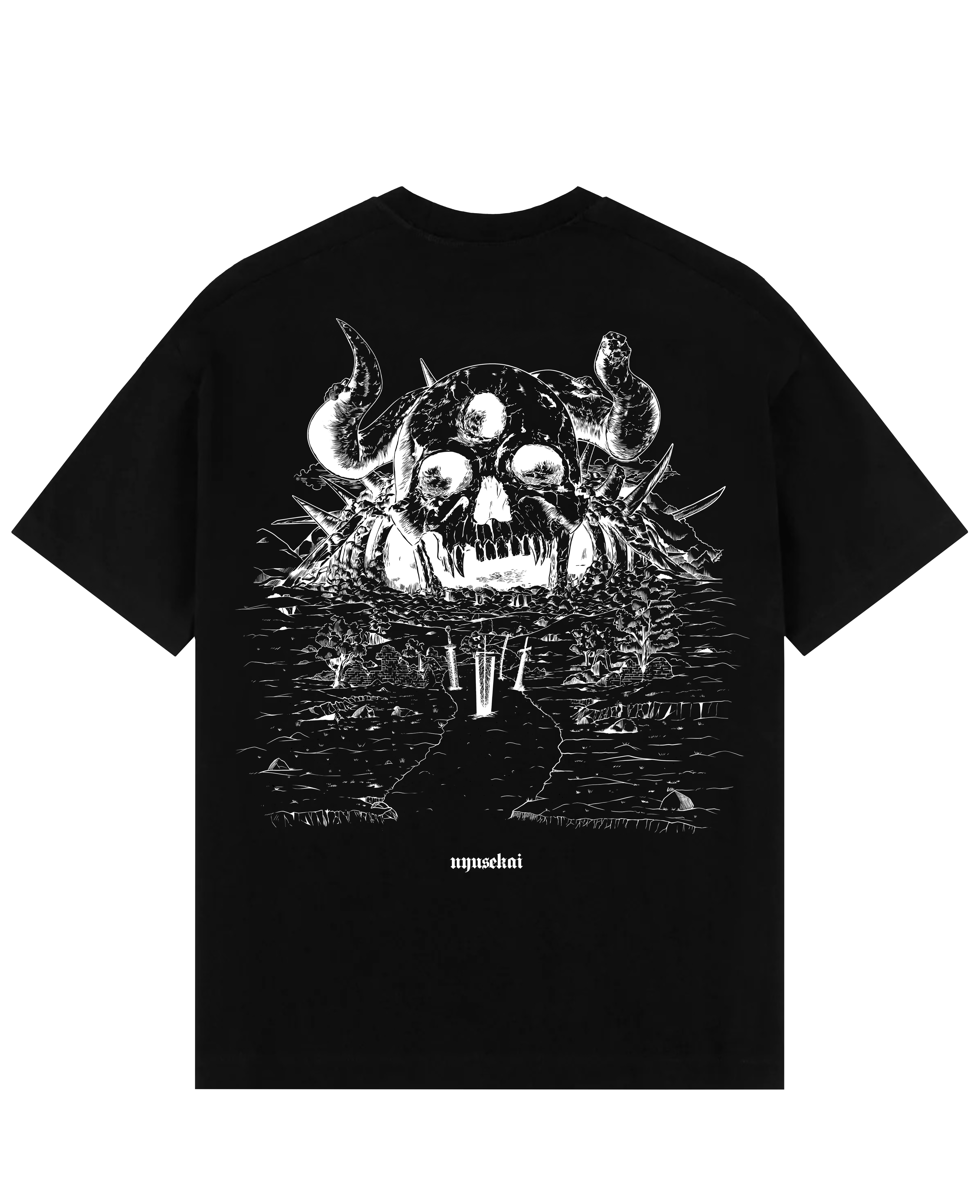Morukai "Demon Skull - Black Clover Oversized T-Shirt