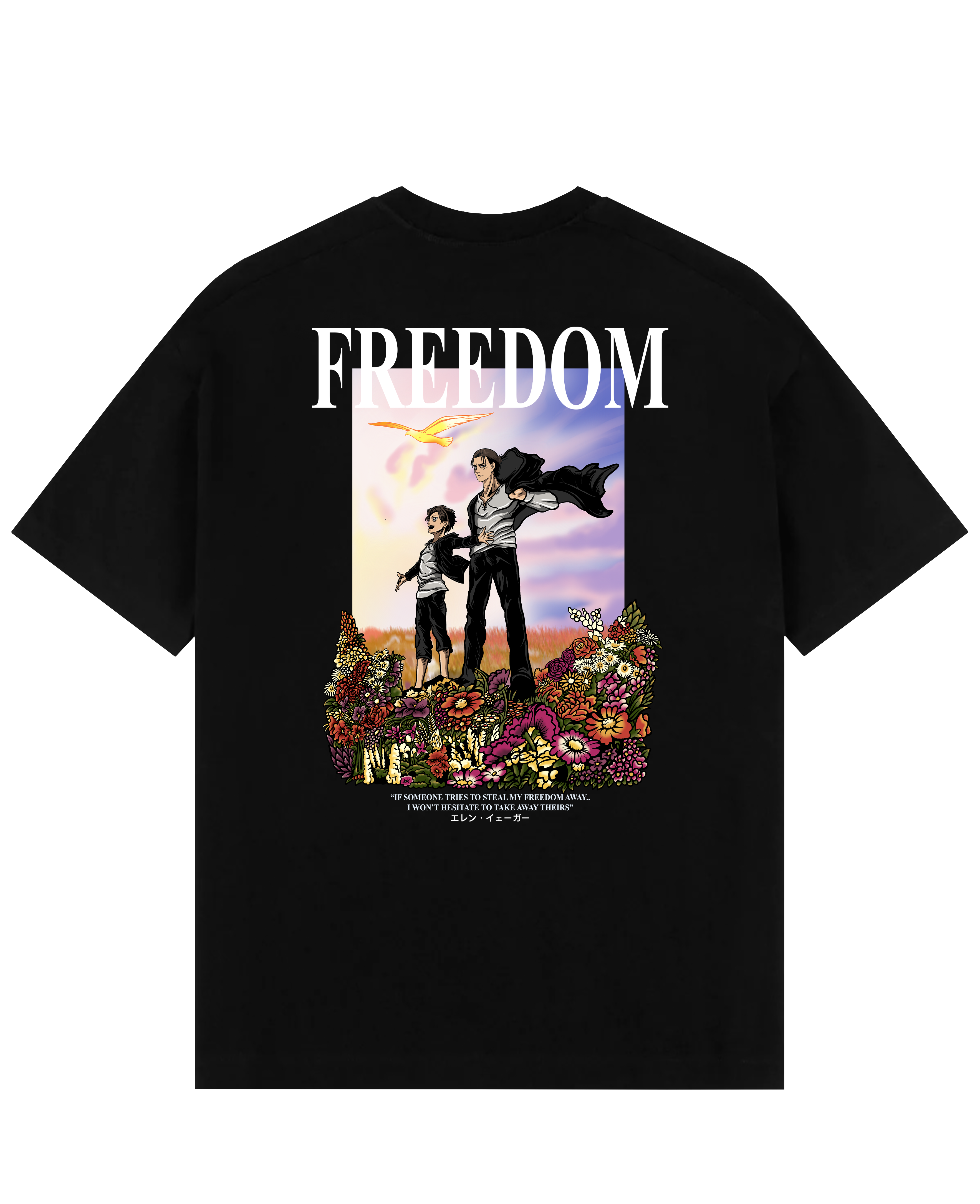 Morukai "Eren X Freedom - AOT Oversize T-Shirt
