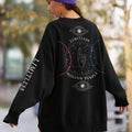 Morukai "Satoru Gojo Cursed Technique - Back" Jujustu Kaisen AOP Sweatshirt