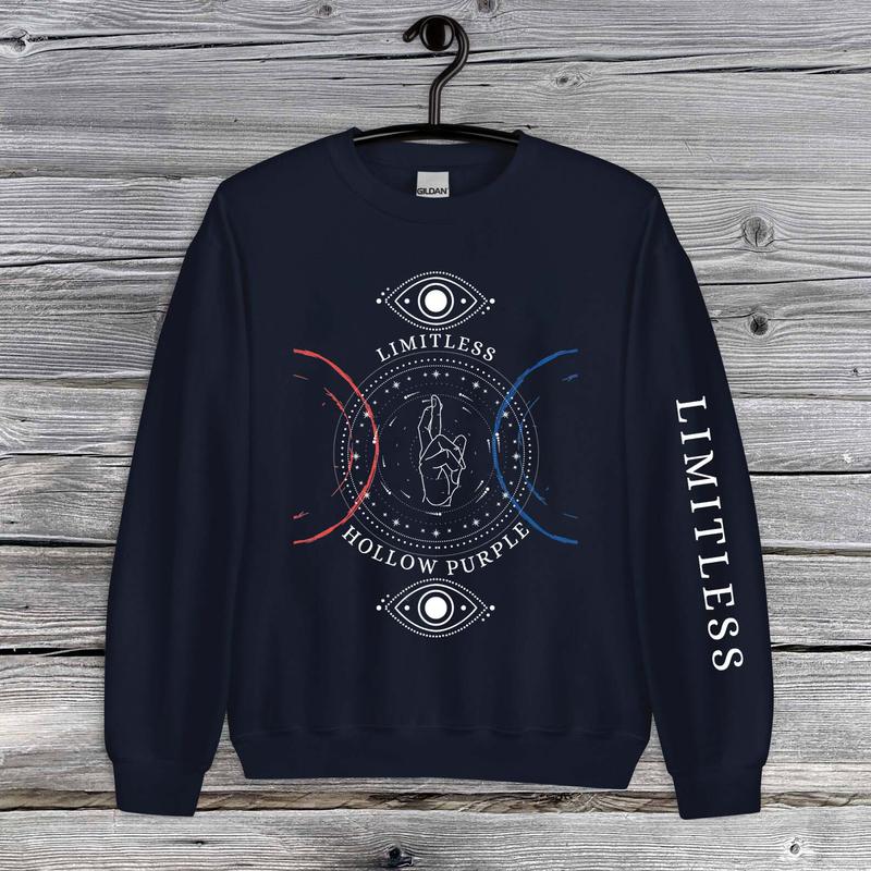 Morukai "Satoru Gojo Cursed Technique - Front" Jujustu Kaisen AOP Sweatshirt