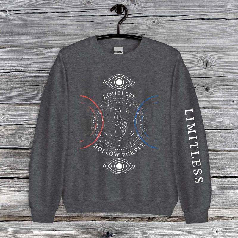 Morukai "Satoru Gojo Cursed Technique - Front" Jujustu Kaisen AOP Sweatshirt