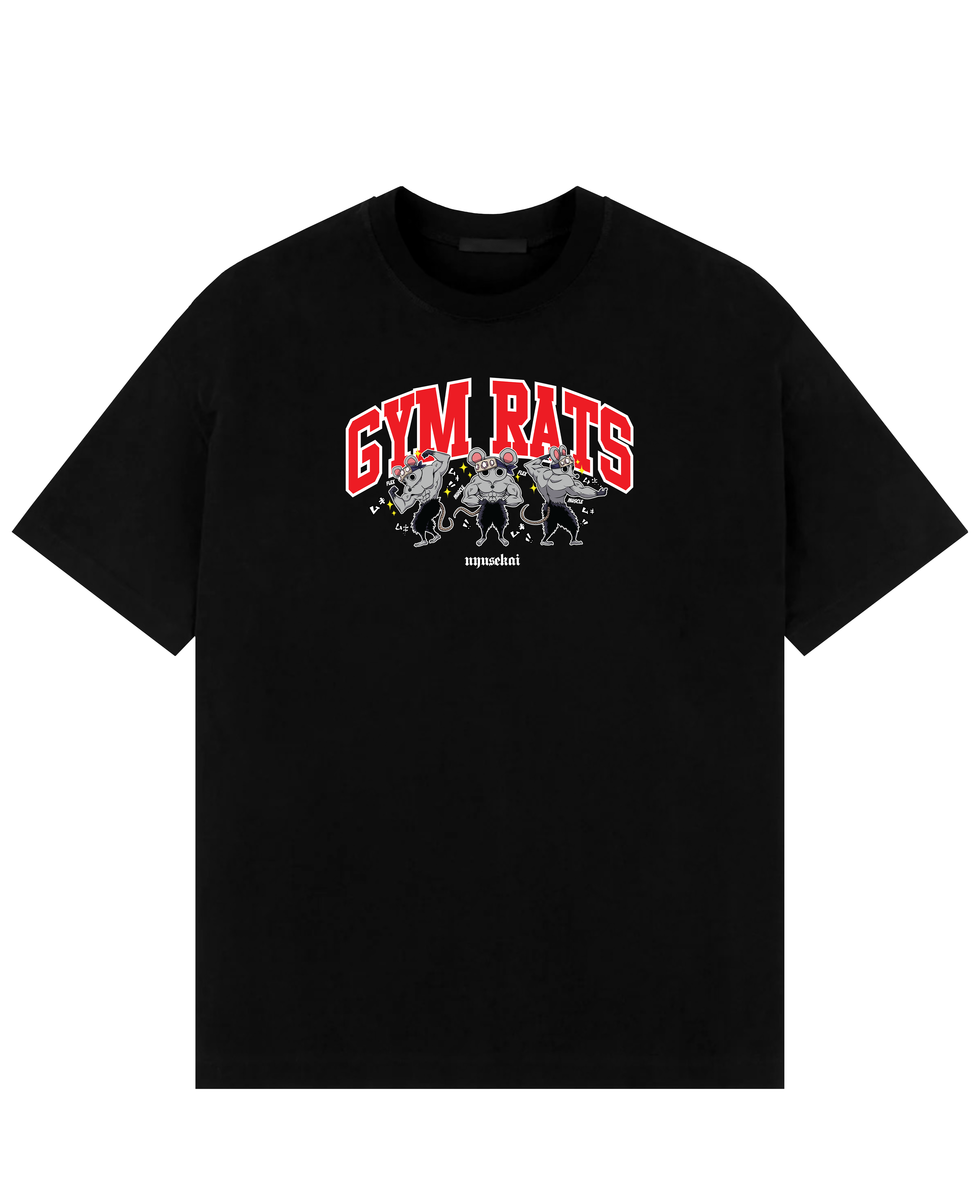 Morukai "Gym Rats - Demon Slayer Oversized T-Shirt