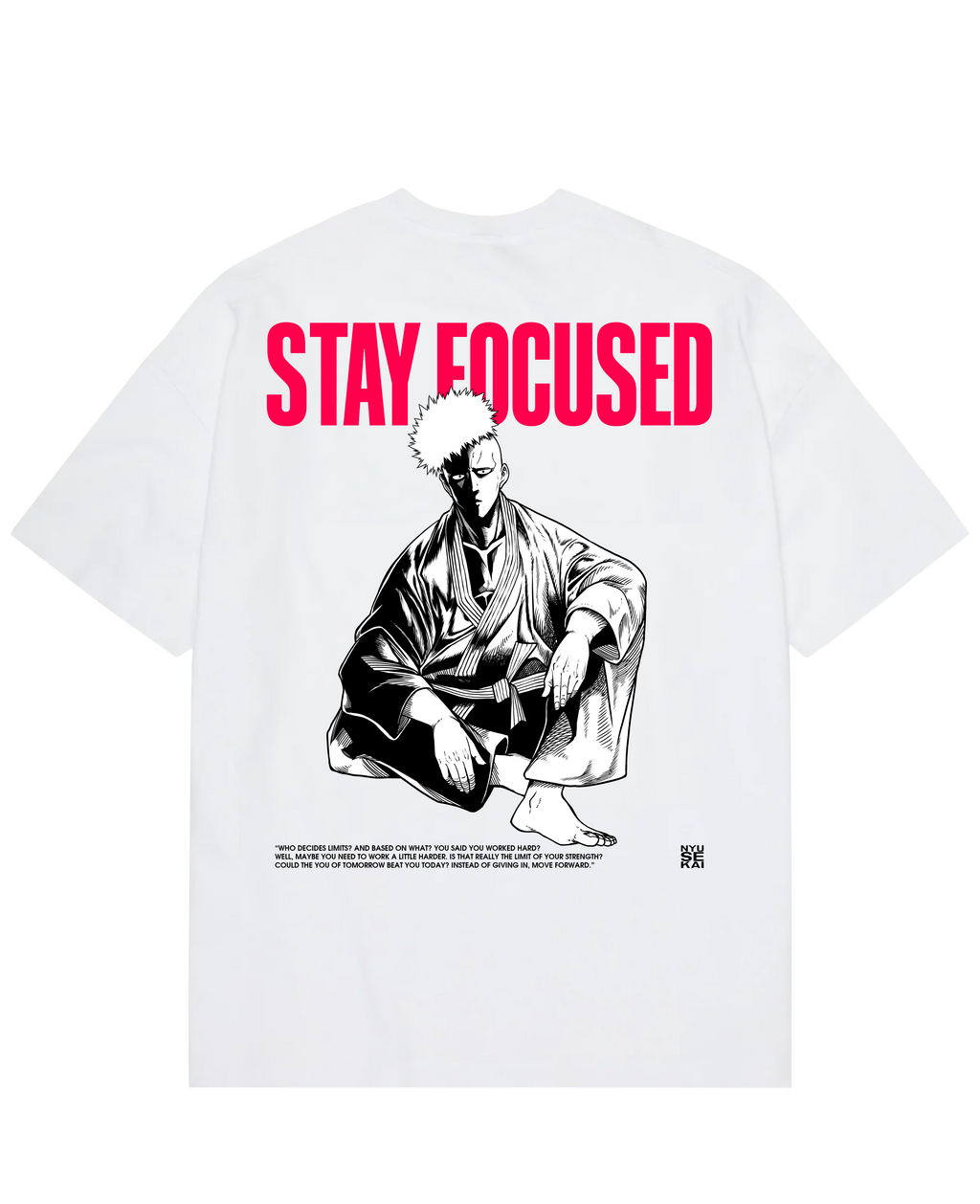 Morukai "Saitama Stay Focused" One Punch Man Unisex T-Shirt