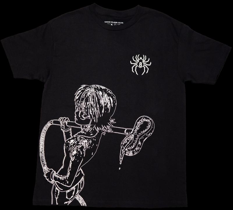 Morukai "Shizuku Murasaki Phantom #8" Hunter x Hunter Vintage Washed Oversized T-Shirt