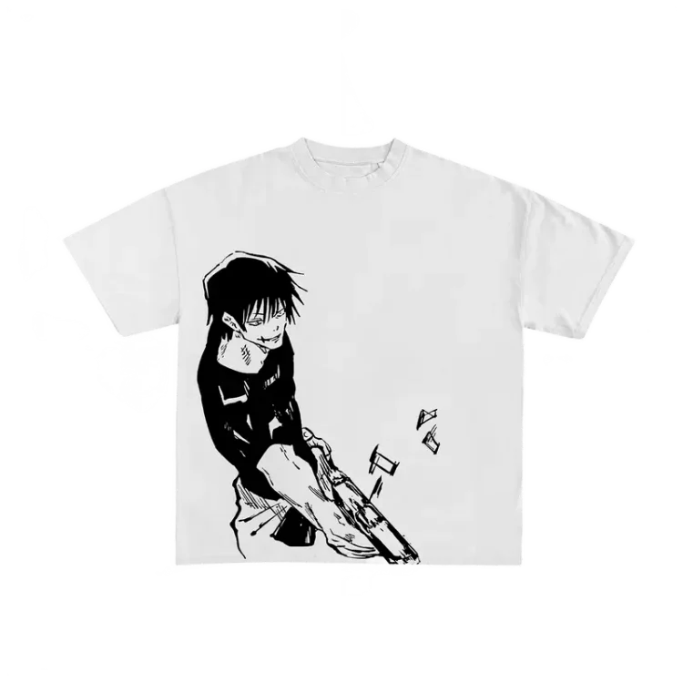 Morukai "Toji Fushiguro Sorcerer Killer" Jujutsu Kaisen Vintage Washed Oversized T-Shirt V1