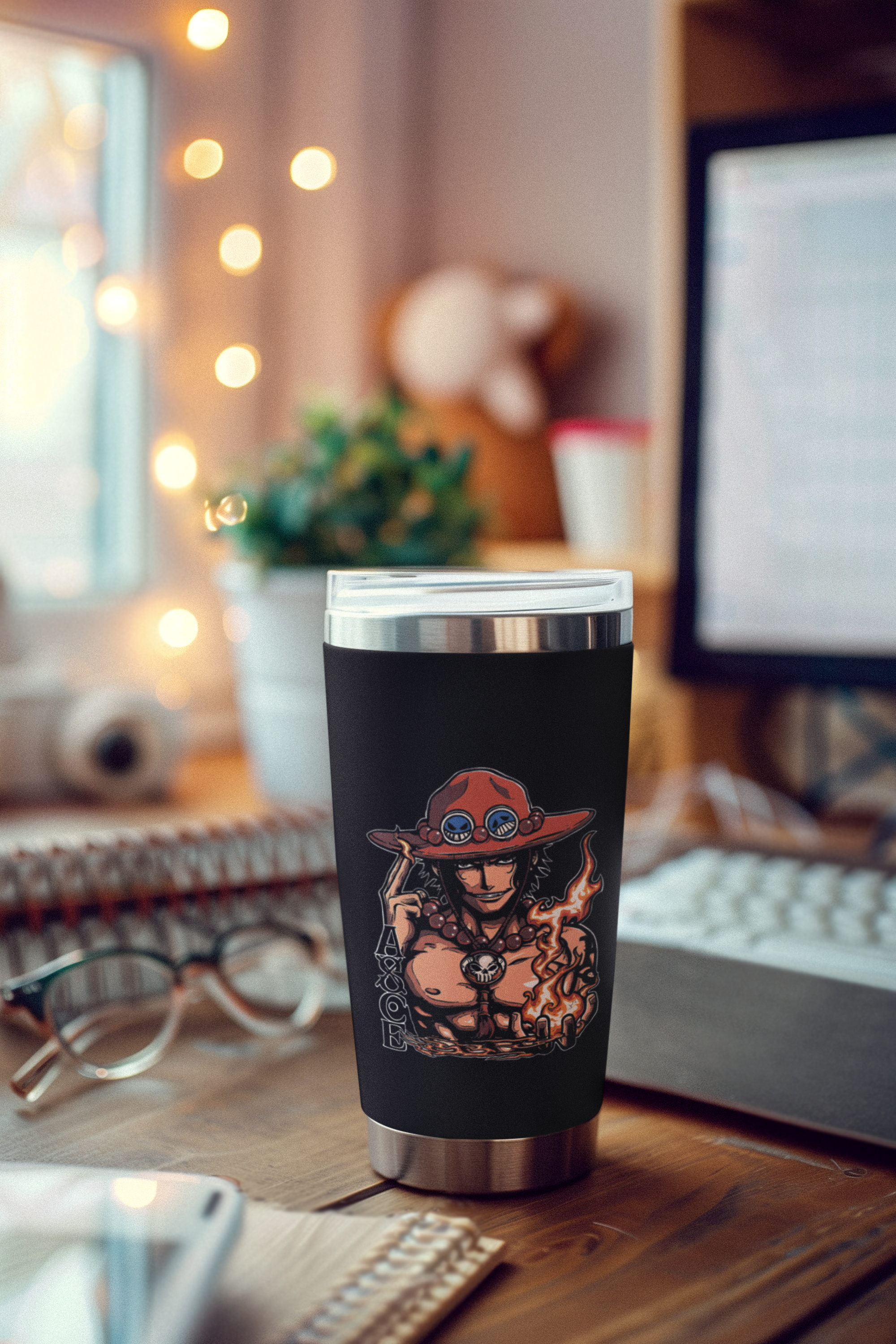 Morukai "Portgas D. Ace" One Piece Tumbler