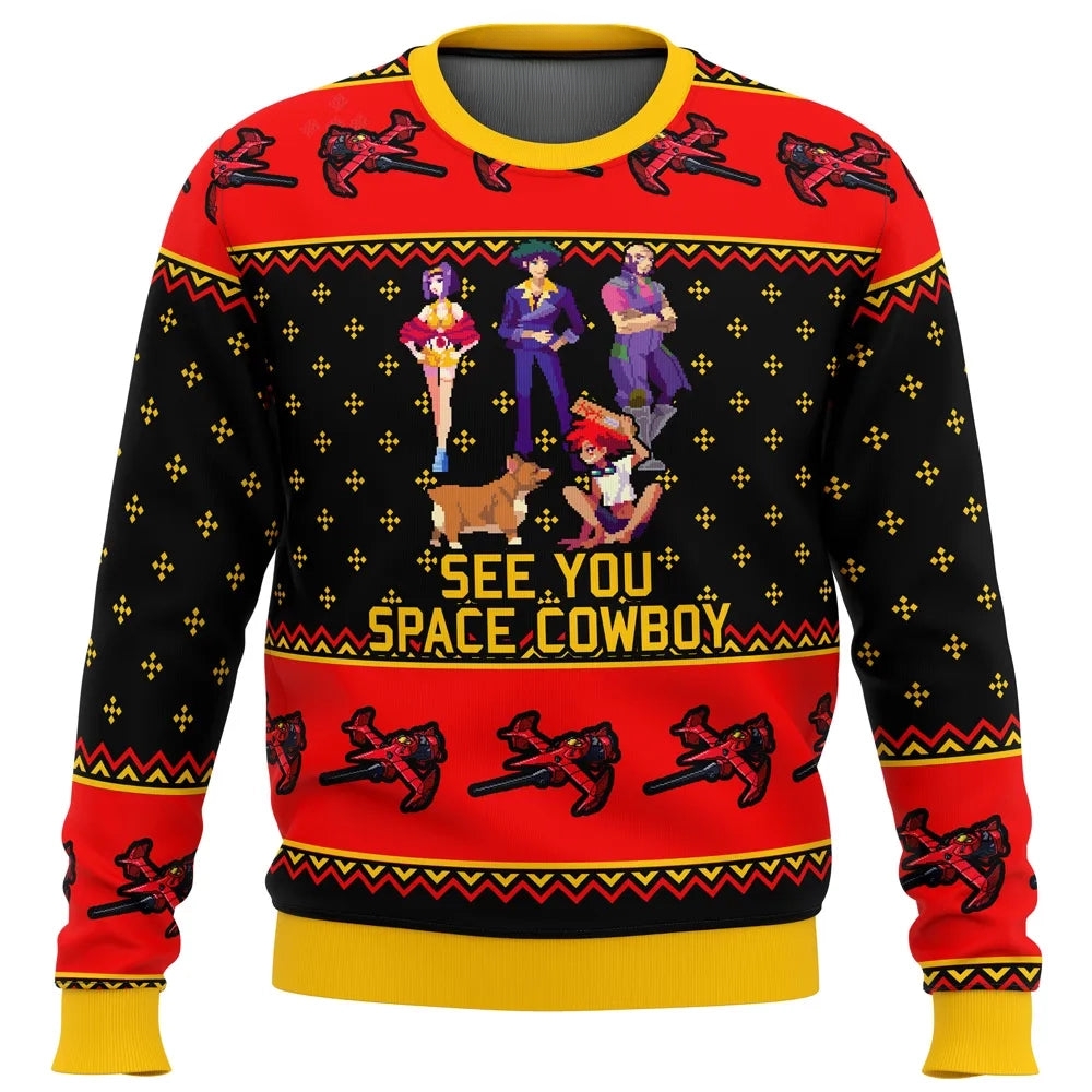 Morukai "Cowboy Bebop See You Space Cowboy Ugly Sweater