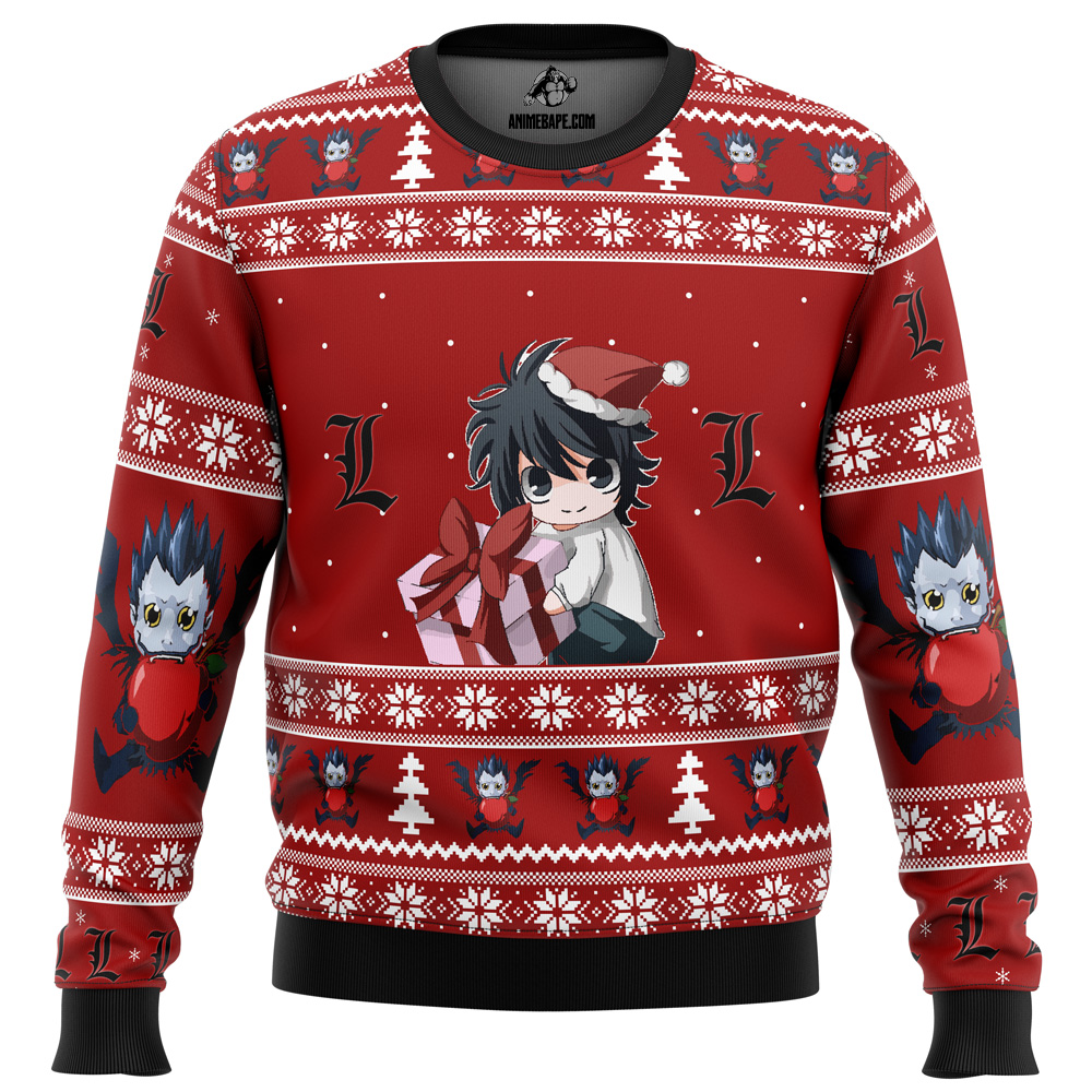 Morukai "Chibi L Lawliet" Death Note Ugly Sweater