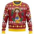 Morukai "Monkey D Luffy Christmas One Piece Ugly Sweater