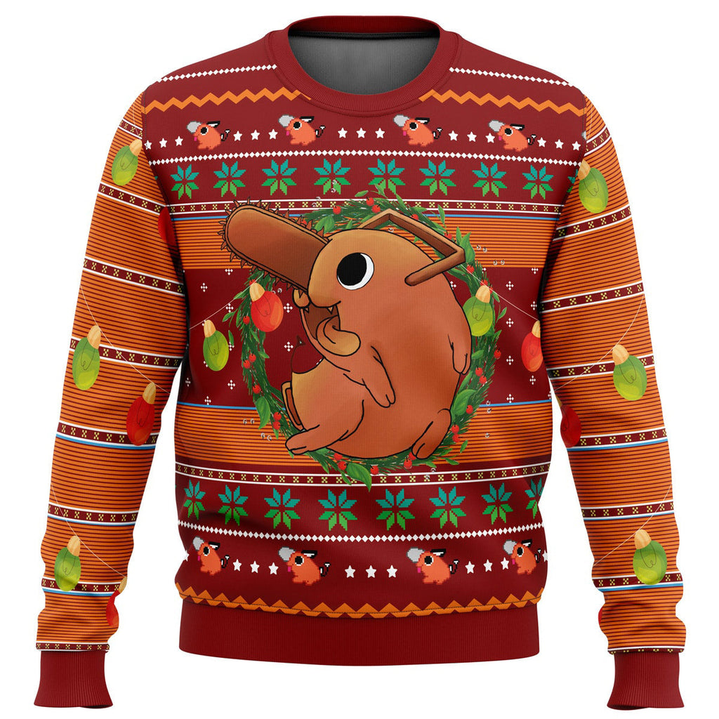 Morukai "Pochita Chainsaw Man Ugly Sweater