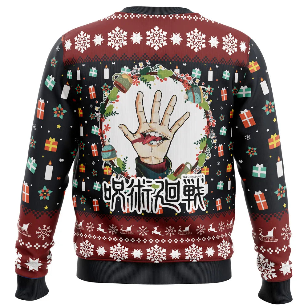 Morukai "Christmas Ryomen Sukuna" Jujutsu Kaisen Ugly Sweater