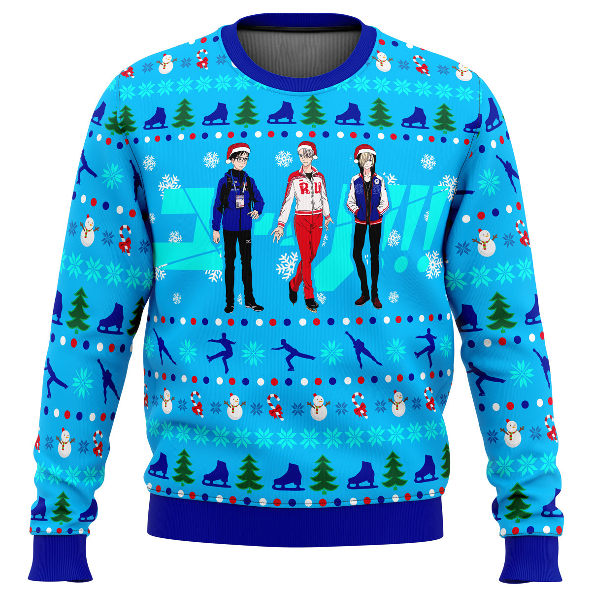 Morukai "Yuri on Ice The Top 3 Ice Skaters Ugly Sweater