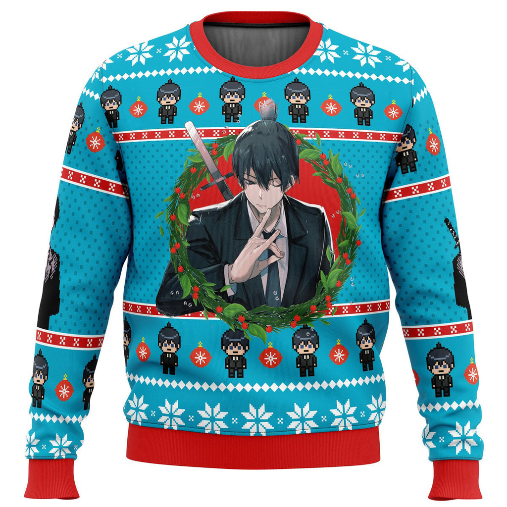 Morukai "Aki Chainsaw Man Ugly Sweater