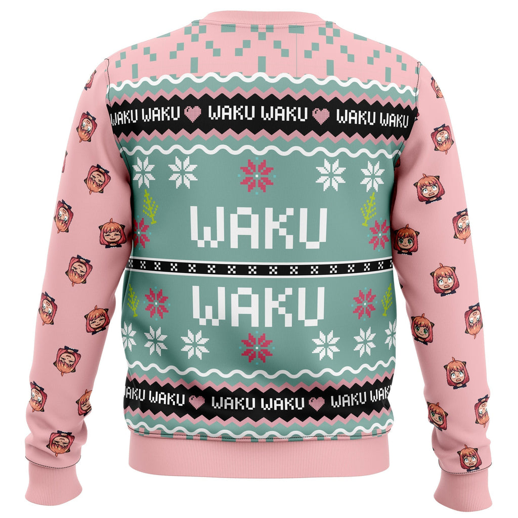 Morukai "Christmas Anya Forger Waku Waku" Spy x Family Ugly Sweater