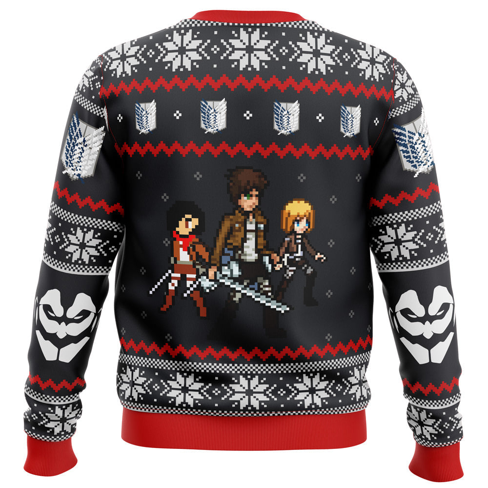 Morukai "Attack on Titan Colossal Claus Ugly Sweater