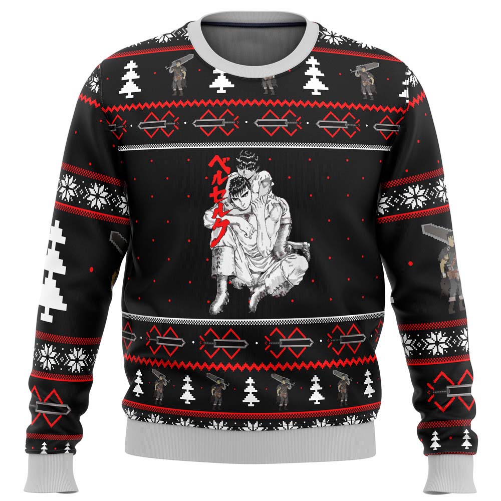 Morukai "Christmas Guts & Casca" Berserk Ugly Sweater