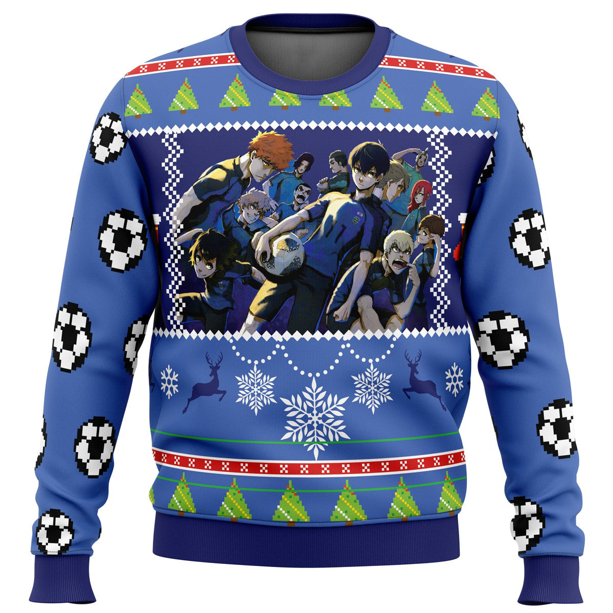 Morukai "Blue Lock Eleven Core" Blue Lock Ugly Sweater