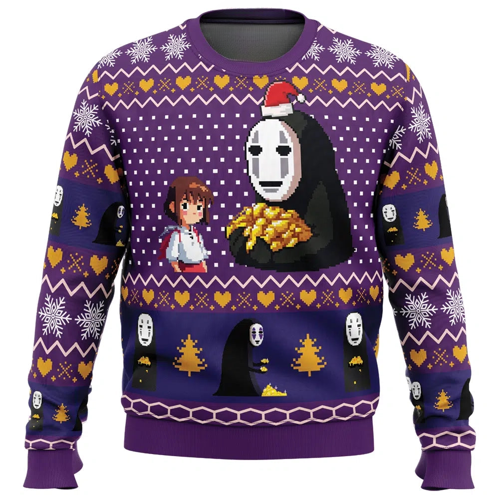 Morukai "Chihiro and No Face Spirited Away Ugly Sweater