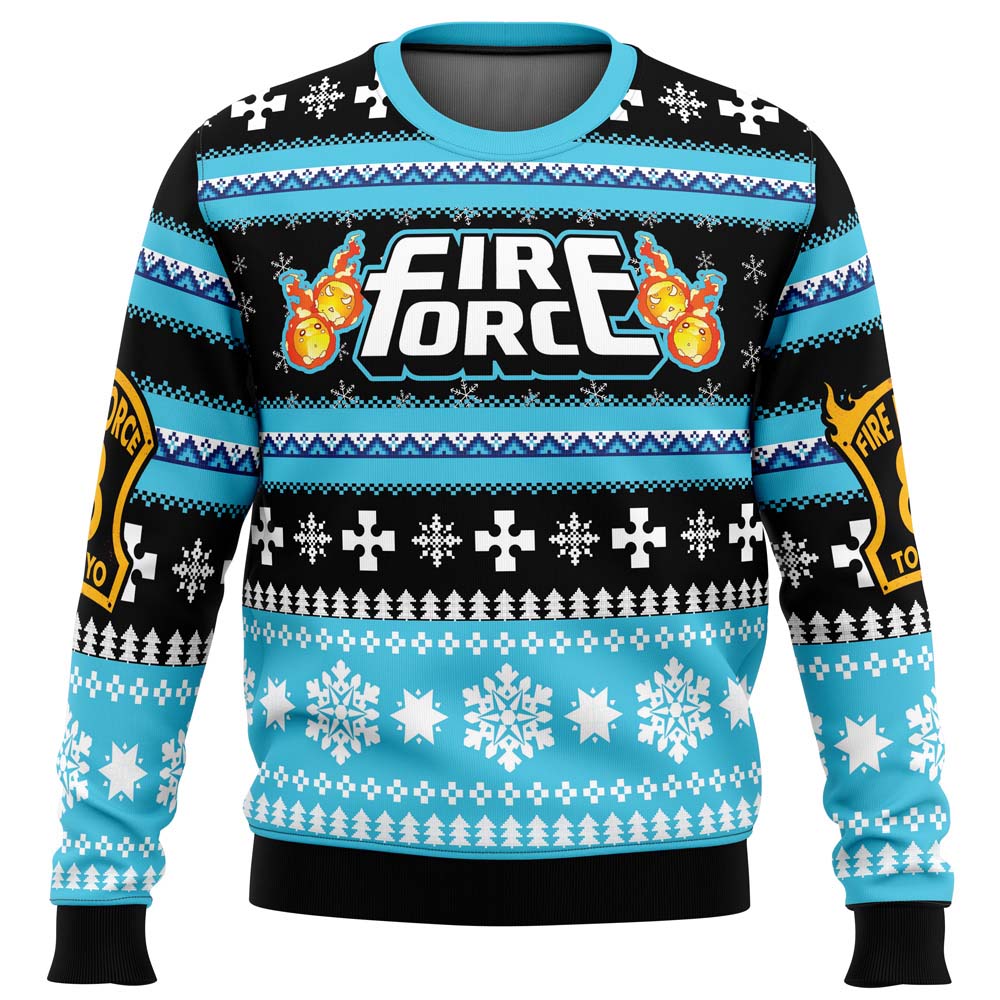 Morukai "Christmas Flame Fire Force Ugly Sweater