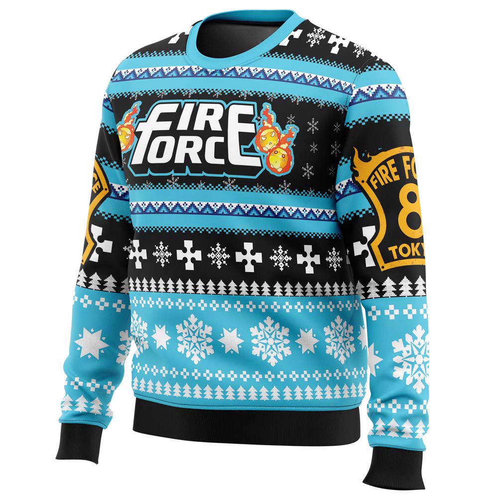 Morukai "Christmas Flame Fire Force Ugly Sweater