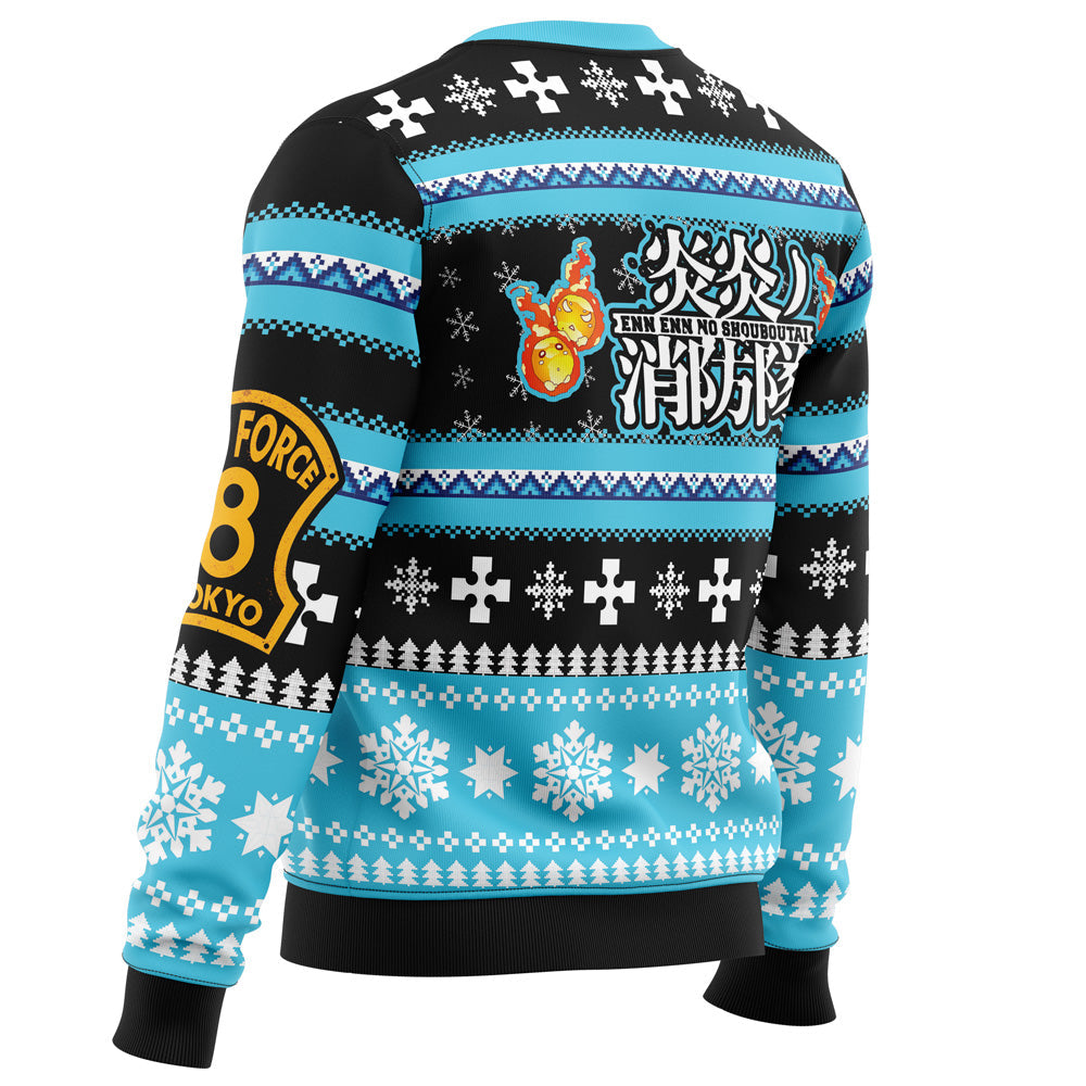 Morukai "Christmas Flame Fire Force Ugly Sweater
