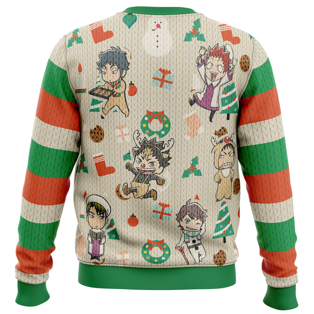 Morukai "Christmas Karasuno High" Haikyu!! Ugly Sweater